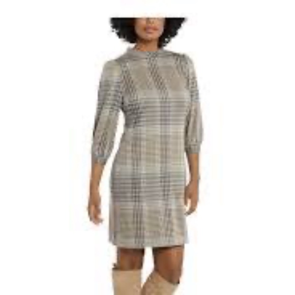 London Times Houndstooth Dress - Picture 2 of 8